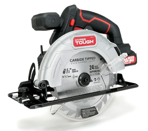 lot 338 image: Hyper Tough 20V Max Lithium-ion Cordless 6-12 inch Circular Saw with 1.5Ah Lithium-ion Battery
