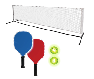 lot 360 image: MinnARK LED Pickleball Portable Set, Outdoor Game for All Ages, 3 and Up