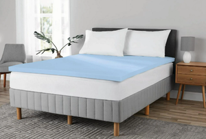 lot 552 image: Mainstays 2 Memory Foam Mattress Topper, King