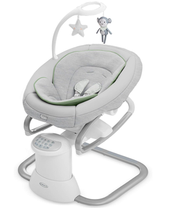 lot 100 image: Graco Soothe My Way with Removable Rocker, Madden - Versatile Baby Swing & Portable Rocker