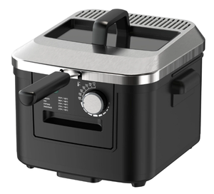 lot 178 image: Mainstays 4L Deep Fryer, Stainless Steel Lid