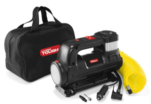 lot 182 image: Hyper Tough DC 12V Heavy Duty Direct Drive Digital Tire Inflator with Detachable LED Light