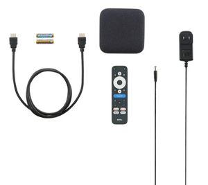 lot 183 image: Watch Onn. Google TV 4K Pro Streaming Device, 4K UHD resolution, Dolby Vision & Dolby ATMOS