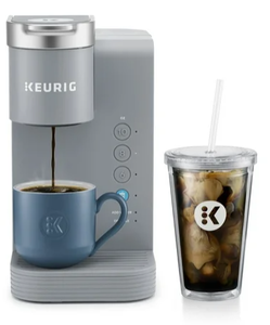 lot 189 image: Keurig K-Iced Essentials, Gray Iced and Hot Single-Serve K-Cup Pod Coffee Maker