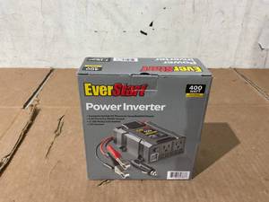 lot 267 image: EverStart 400 Watts Portable Slim Inverter with Digital Display and Multiple USB and AC Ports