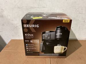 lot 287 image: Keurig K-Duo Essentials, Hot & Iced Single-Serve K-Cup Pod Coffee Maker & Carafe