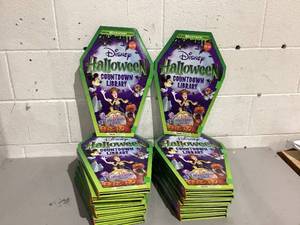 lot 454 image: 15PCS Disney Halloween Story Library  with 13 Spooky Stories and 80 Glow-in-the-Dark Stickers