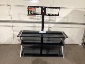 lot 476 image: Whalen Xavier 3-in-1 Television Stand for TVs up to 70, Warm Ash