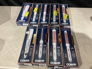 lot 392 image: LOT OF 9 Conair Hair Tools