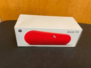 lot 3 image: Beats - Pill Portable Wireless Bluetooth Speaker and Portable Charger - Statement Red