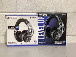 lot 512 image: LOT OF 2 RIG 400 HS PlayStation Gaming Headset for PlayStation, PC & Mobile