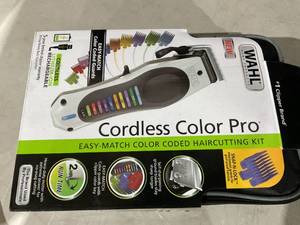 lot 707 image: Wahl Cordless Color Pro Clipper, USB Rechargeable Haircutting Kit, Men or Women