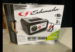lot 721 image: Schumacher SC1282 10-Amp 12V Fully Automatic Battery Charger and Maintainer
