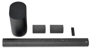 lot 53 image: onn. 5.1.2 Surround Soundbar with Dolby Atmos,Wireless Subwoofer and True Wireless Satellite Speakers, 42