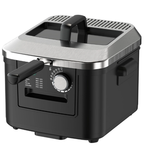 lot 483 image: Mainstays 4L Deep Fryer, Stainless Steel Lid, Electric