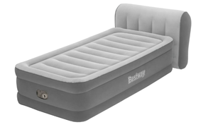 lot 464 image: Twin Size Bestway Headboard Tritech Airbed Twin 18 with built-in AC Pump