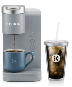 lot 569 image: Keurig  K-Iced Essentials, Gray Iced and Hot Single-Serve K-Cup Pod Coffee Maker