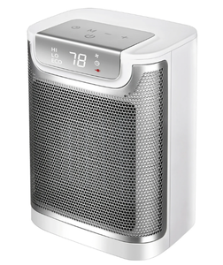 lot 585 image: LOT OF 2 Soleil 1500W Ceramic Fan-Force Electric Space Heater With ALCI Plug, Indoor Use Only
