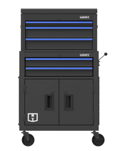 lot 684 image: Hart 24 Steel Tool Chest Combo with Built-In Power Strip, 400 lb Capacity
