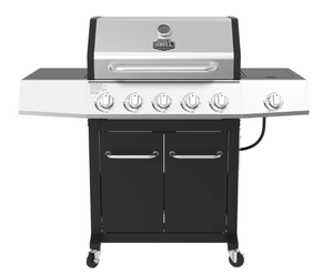 lot 695 image: Expert Grill 5 Burner Propane Gas Grill with Side Burner