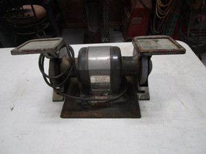 lot 10 image: Bench Grinders (1 needs switch repaired)