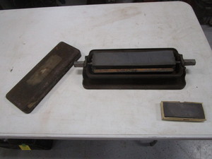 lot 35 image: 3 Sided Blade Sharpening Wet Stones