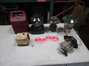 lot 64 image: Coleman Lanterns