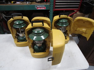 lot 65 image: Coleman Lanterns