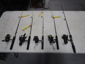 lot 68 image: Ice Fishing Rods & Reels
