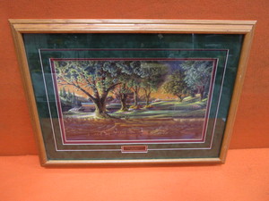 lot 54 image: Terry Redlin Spring on The Greens Open Edition Image Size 14x24
