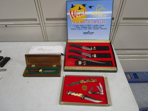 lot 87 image: Ducks Unlimited Knives