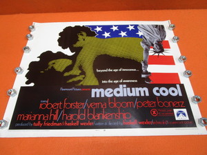lot 109 image: Vintage Medium Cool Movie Poster 22x28