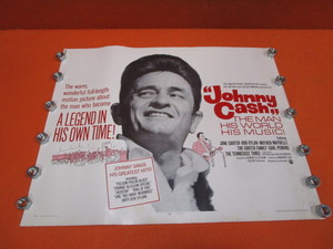 lot 110 image: Vintage Johny Cash Movie Poster 22x28