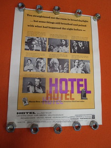 lot 113 image: Vintage Hotel Movie Poster 14x18