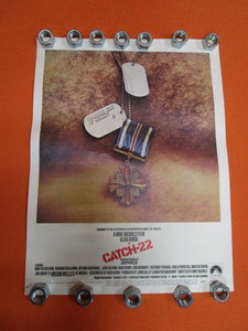 lot 114 image: Vintage Catch 22 Movie Poster 14x18