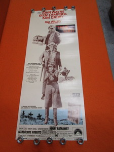 lot 115 image: Vintage True Grit Movie Poster 14x36