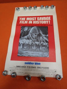 lot 116 image: Vintage Soldier Blue Movie Poster 14x22