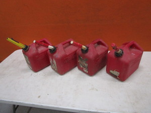 lot 10-A image: (4) 2gal Gas Jugs