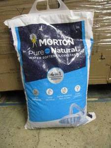 1 40lb bag of Morton Pure and Natur...