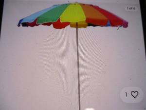 8 multicolor benchpatio umbrella ...