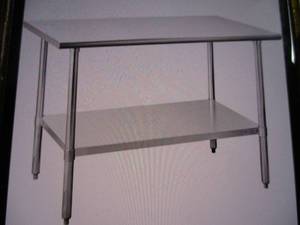 Hally stainless steel work table 30...