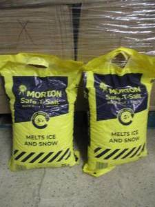 2 25lb bags of Morton Safe-T-Salt r...