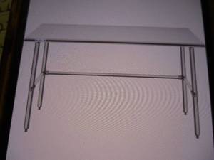 Hally open base stainless steel tab...