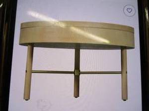 Round storage coffee table 33 x 32...