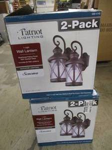 2 2 packs of Patriot Lighting 1-lig...