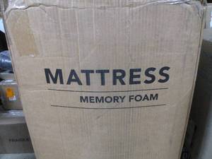 Twin memory foam mattress...