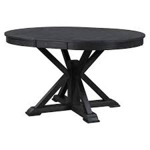 lot 31 image: Harper & Bright Designs Retro Style 5-Piece Espresso Extendable Wooden Dining Table  Customer Returns See Pictures