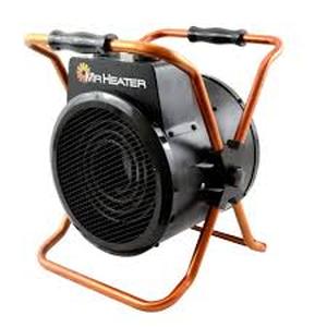 lot 39 image: Mr. Heater 5,118 BTU Forced Air Portable Electric Indoor Furnace with 6 ft. cord  Customer Returns See Pictures