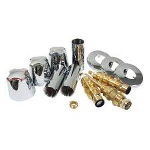 lot 40 image: Everbilt 3-Handle Shower Valve Rebuild Kit with Ceramic Stems for Pfister TubShower Faucets Replaces 910-030 and 910-382 Customer Returns See Pictures