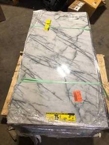 lot 19 image: 18 Boxes of MSI Raphael Gray 24 in. x 48 in. Polished Porcelain Stone Look Floor and Wall Tile (16 sq. ft. Case)  Customer Returns See Pictures